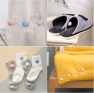 32 пододеяльника, носки и другие многофункциональные круглые зажимы.