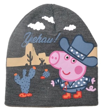Czapka dzianinowa Świnka Peppa PIG 54 GEORGE