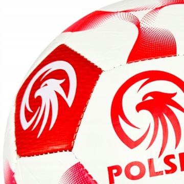 ФУТБОЛ ПОЛЬША GLOSS POLISH NATIONAL NATIONAL YEAR 5 ДЛЯ ДЕТЕЙ + НАСОС