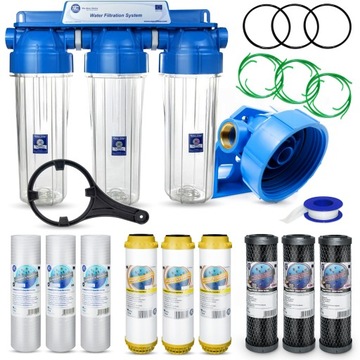 Станция очистки воды Aquafilter FHPRCL34-B-TRIPLE