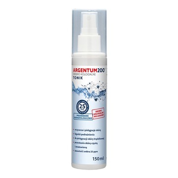 SREBRO KOLOIDALNE 25 PPM Tonik Argentum200 AURA HERBALS 150ml Spray