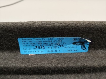 FORD KA PLUS + POLIČKA ZADNÍ KUFRU ORIGINÁLNÍ 14-20