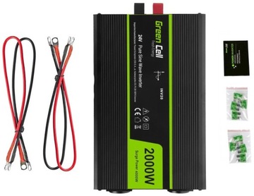 Преобразователь GREEN CELL 24В в 230В 2000Вт/4000Вт