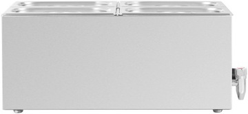 Электрический нагреватель «Бейн-Мари» с краном 4 x GN 1/4 600 Вт