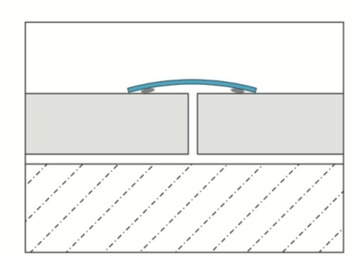 ДЕКОРАТИВНАЯ НАПОЛЬНАЯ ПОЛОСКА ЗОЛОТАЯ ЛАТУНЬ 18мм x 90мм
