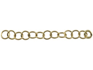 VERSIL przedłużka łańcuszek 6cm złocone SREBRO 925