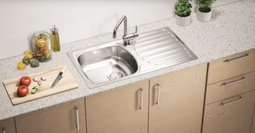 Мойка ALVEUS BASIC 170 лен 43,5х78 сифон