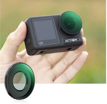 Набор из 3-х поляризационных фильтров CPL + UV + серый ND16 для DJI Osmo Action 4