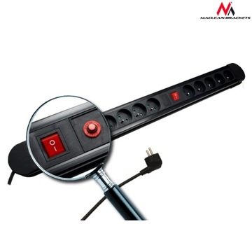 УДЛИНИТЕЛЬНЫЙ КАБЕЛЬ НА 10 РОЗЕТОК ПИТАНИЕ БЫДГОЩ