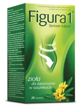 Zioła fix Figura 1 z senesem, 20 saszetek