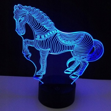 Ночник для верховой езды RGB LED PLEXIDO