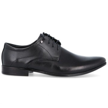 МУЖСКАЯ ТОРЖЕСТВЕННАЯ ОБУВЬ КОЖАНАЯ 040 ЧЕРНАЯ R 39