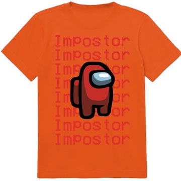 T-SHIRT KOSZULKA AMONG US IMPOSTOR 152 JAKOŚĆ