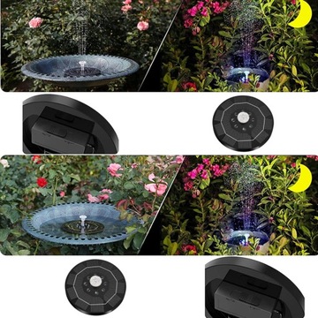 ПЛАВАЮЩИЙ ФОНТАН СОЛНЕЧНЫЙ САД ЦВЕТНОЙ RGB 1500 МАЧ