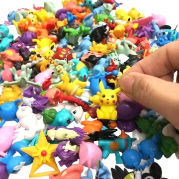 Набор из 144 фигурок покемонов + большая сумка Пикачу в подарок ребенку