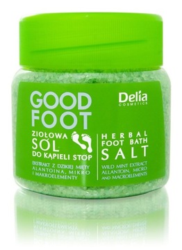 Delia Cosmetics Good Foot Ziołowa sól do kąpieli 1