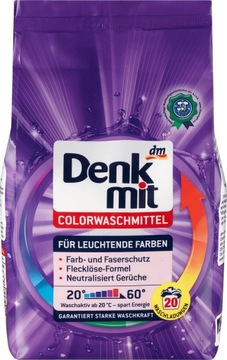 DENKMIT PROSZEK DO PRANIA COLOR 20-40pr PLAMY