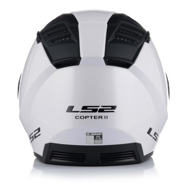 LS2 OF600 COOPTER II МОТОЦИКЛЬНЫЙ ОТКРЫТЫЙ ШЛЕМ, БЕЛЫЙ ГЛЯНЦЕВЫЙ 22/06 + BLEND