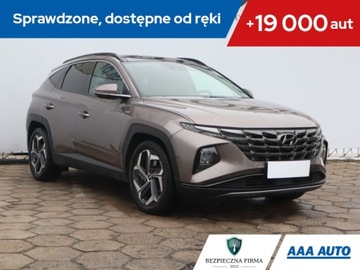 Hyundai Tucson IV SUV 1.6 T-GDI 48V 150KM 2021 Hyundai Tucson 1.6 T-GDI 48V MHEV, Salon Polska