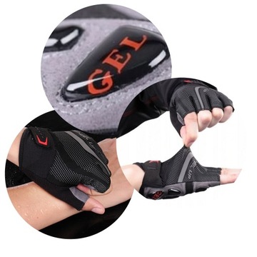 ПЕРЧАТКИ БЕЗ ПАЛЬЦЕВ МУЖСКИЕ ВЕЛОСИПЕДНЫЕ ПЕРЧАТКИ ГЕЛЕВЫЕ ВЕЛОСИПЕДНЫЕ ПЕРЧАТКИ L