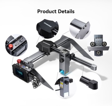 Grawer / wycinarka laserowy ATOMSTACK P9 M50 +F30 pump Plotery
