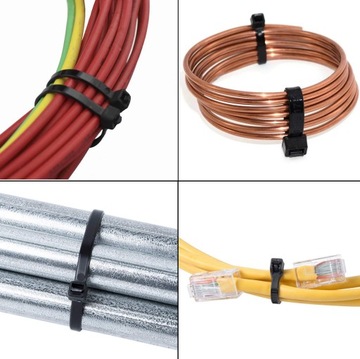 ПРОЧНЫЕ КАБЕЛЬНЫЕ Стяжки ЧЕРНЫЕ КАБЕЛЬНЫЕ Стяжки ЛЕНТА 2,5Х120 100 ШТ.