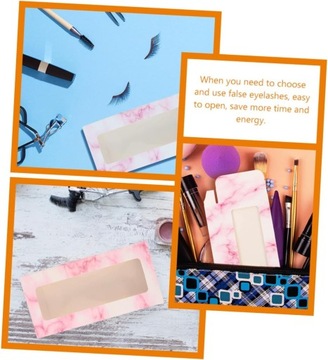 Коробки для ресниц, 20 шт., пустая упаковка для ресниц, небольшой контейнер для ресниц