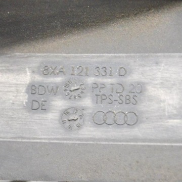 AUDI A1 8X S1 CHLADIČ KAPALINY CHLADÍCÍHO LEVÝ GUM. TĚSNĚNÍ 8XA121331D