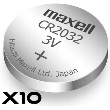 MAXELL CR2032 БАТАРЕЯ 3 В ГОЛОГРАММА НАБОР ИЗ 10 ШТ.