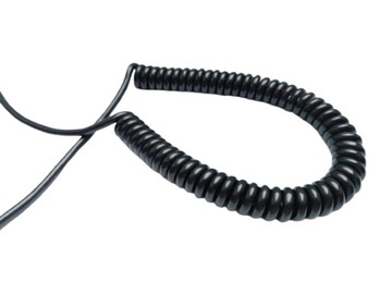 КАБЕЛЬ 2-ЖИЛЬНЫЙ СПИРАЛЬНЫЙ КАБЕЛЬ 500 мм 2x0,75 12В-24В