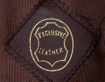 Exlusive leather piękny płaszcz skórzany XL/XXL