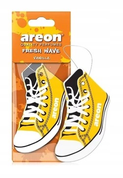 AREON FRESH WAVE - LISTEK - ZAPACH VANILLA