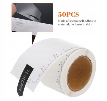 Disposable 50pcs/Lot Eyebrow Ruler Sticker Ad