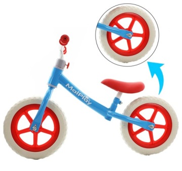 БАЛАНСОВЫЙ ВЕЛОСИПЕД для девочки и мальчика ДЕТСКИЙ ВЕЛОСИПЕД КОЛЕСА EVA 12''