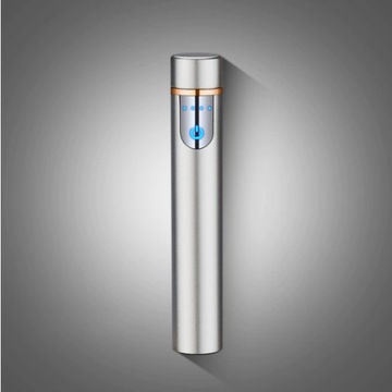 Плазменная зажигалка для USB - Черный, глянцевый