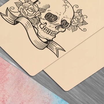 10x ИСКУССТВЕННАЯ КОЖА ДЛЯ ОБУЧЕНИЯ ТАТУ, ДВУСТОРОННЯЯ БЕЖЕВАЯ