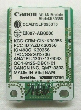 Karta płyta WIFI Canon K30356 QC4-8125-DB01-01 QM7-3393
