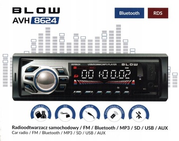 BLOW AVH-8624 MP3/USB/SD/MMC/BT