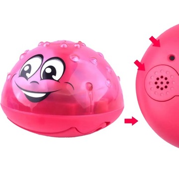 ПЛАВАЮЩИЙ ФОНТАН ДЛЯ ВАННЫ, ВАННА, СВЕТЯЩИЙСЯ ШАР, СВЕТОДИОДНАЯ ИГРУШКА, СВЕТИТСЯ