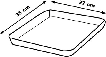КОВРИКИ ДЛЯ ОБУВИ РЕЗИНОВЫЕ КОВРИКИ ПОЛКА ДЛЯ ОБУВИ 35X27 3ШТ.