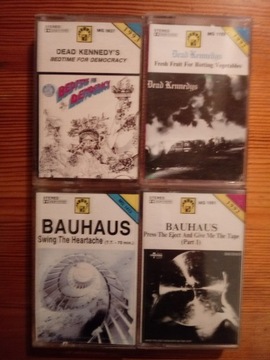 BAUHAUS - 2kasety + DEAD KENNEDYS - 2kasety