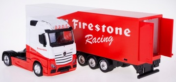 ГРУЗОВИК MERCEDES ACTROS FIRESTONE МОДЕЛЬ BBURAGO 1:43
