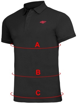 Koszulka Polo Męska 4F M337 Bawełniana Polówka T-shirt Limitowana M