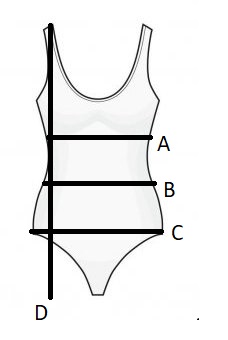 Сплошной КУПАЛЬНИК ЦВЕТЫ, полоски, XXL