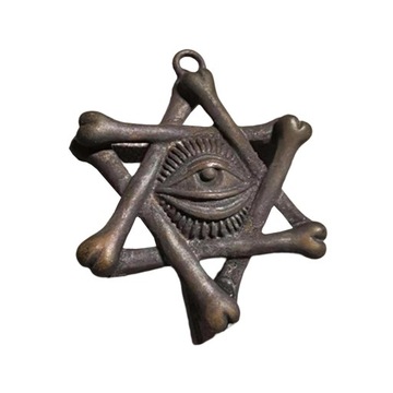 Wisiorek Eye of God Stylowa kolekcja miedziana na imprezę Codzienny art