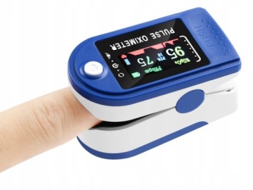 Pulsoksymetr Pulsometr Pulse Oximeter Пальцевий