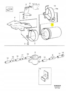 Топливный фильтр Volvo 30620512