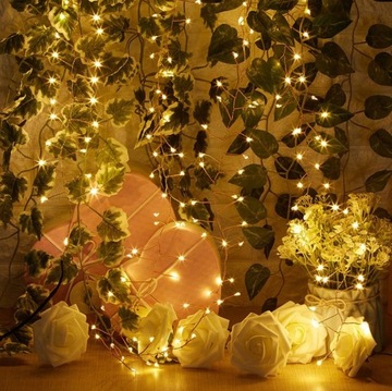 Новогоднее украшение Елочные огни Гирлянда Микрососульки Микросветодиоды 500 шт.