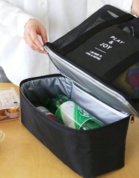 Тепловое отделение пляжной сумки с сетчатой ​​изоляцией для отдыха на пикнике