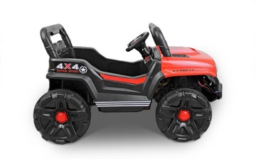 ЭЛЕКТРОМОБИЛЬ GRAND JEEP RS-1 PILOT, КРАСНЫЙ